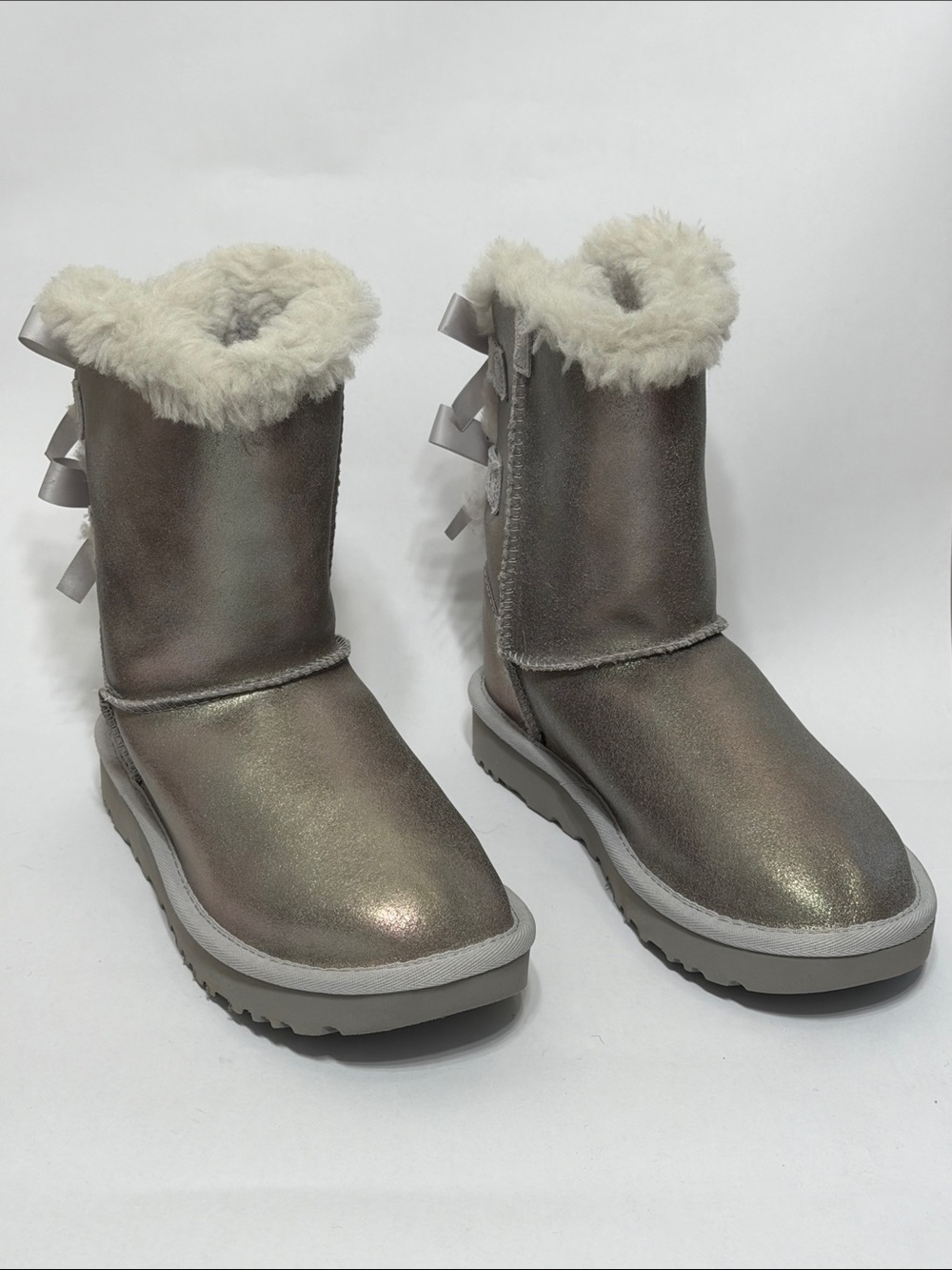 UGG Bailey Bow Glisten Boots - NWOT - Size 5